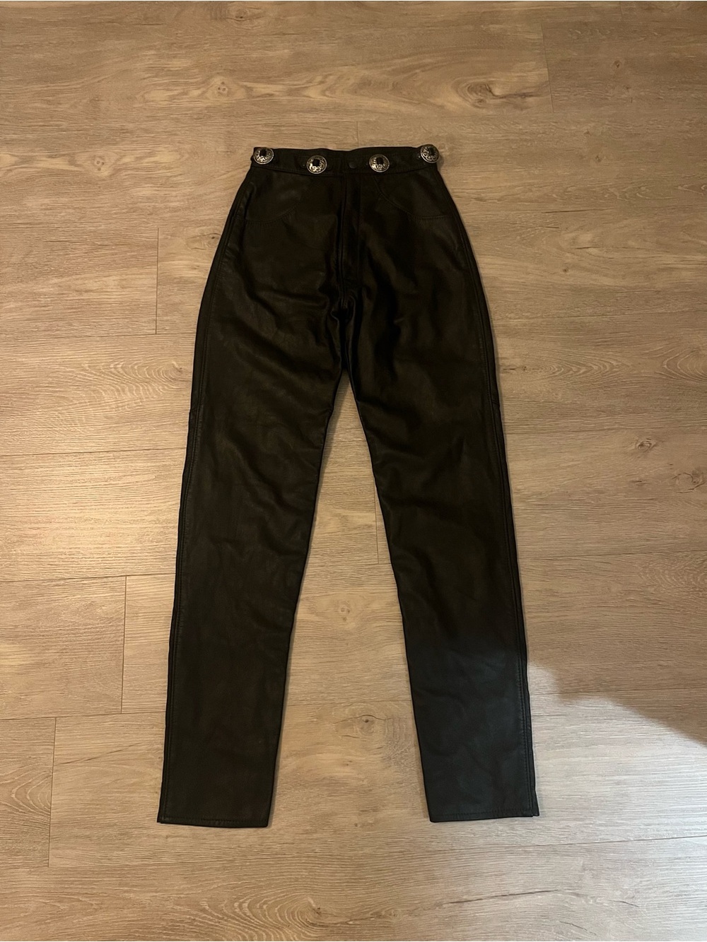 Vintage leather rocker pants
